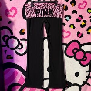 PINK vs Fold over yoga pants🩷 NFS🚫